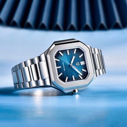 PGN Design Square Blue blue watch - product photo