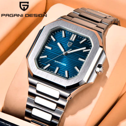 PGN Design Square Blue blue watch - product photo