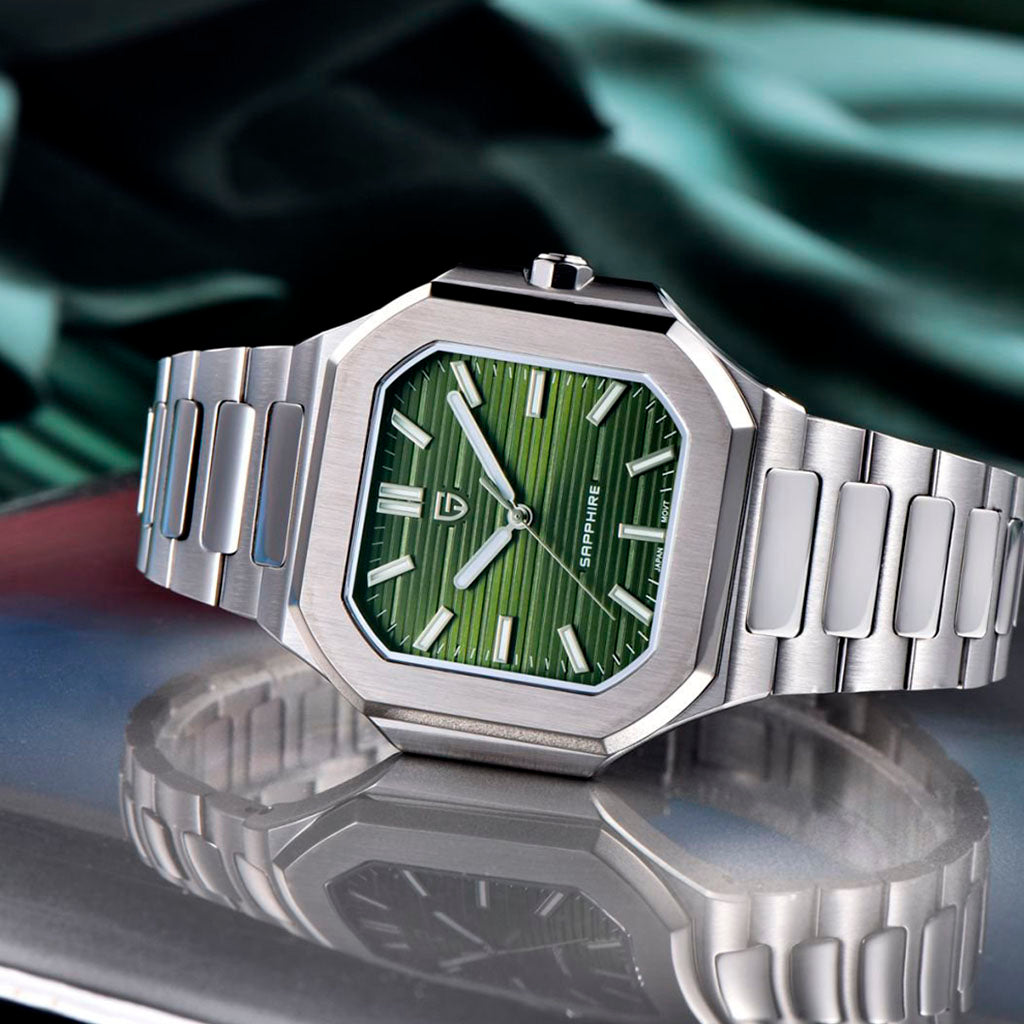 PGN Design Square Green green watch - product photo