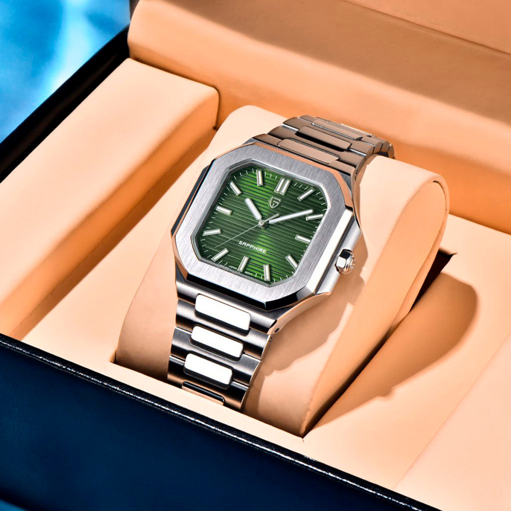 PGN Design Square Green green watch - product photo