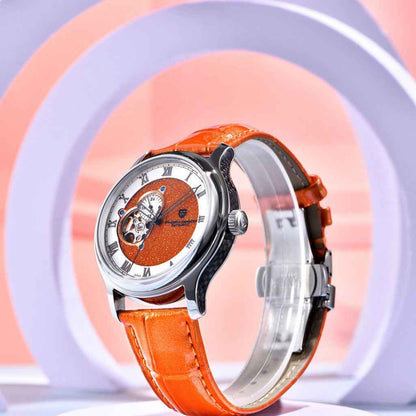 PGN Design Strasbourg Orange steel watch - product photo