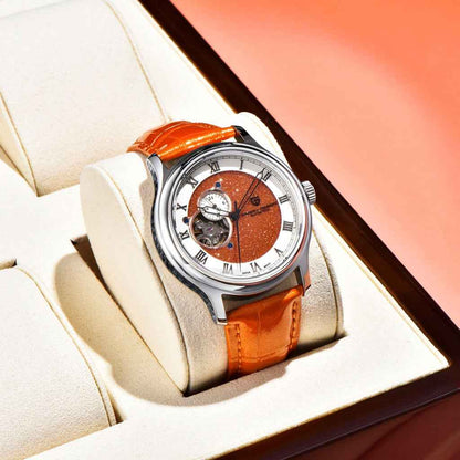 PGN Design Strasbourg Orange steel watch - product photo