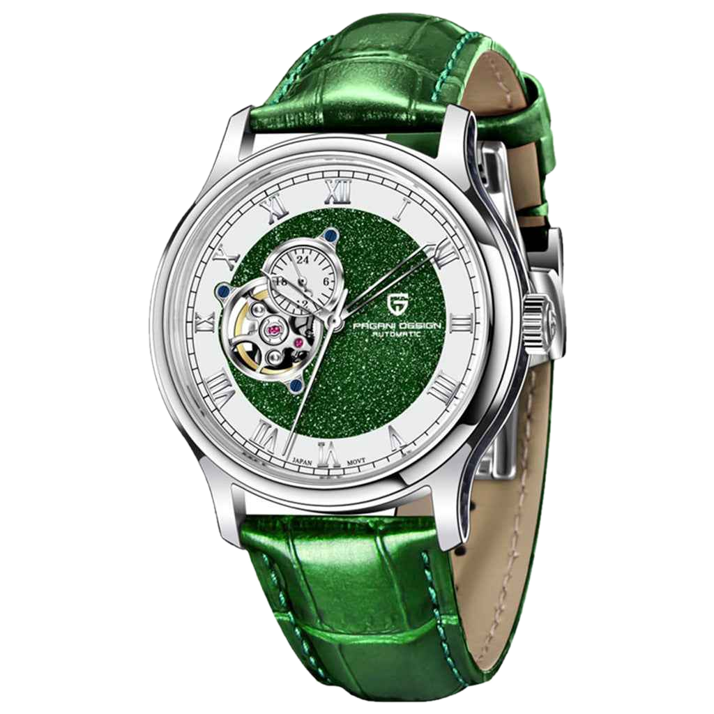 PGN Design Strasbourg Green green watch - caseback