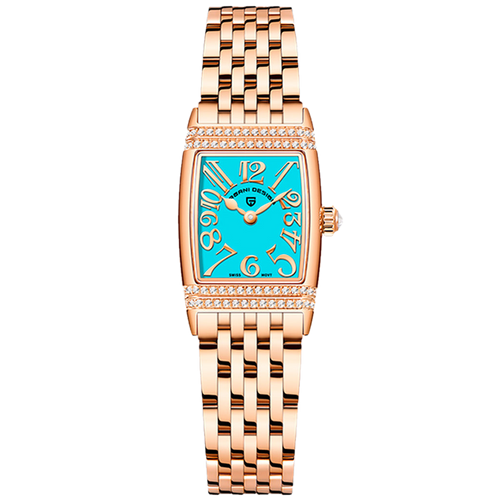 PGN Design Sunflower Gold Blue gold watch - product photo