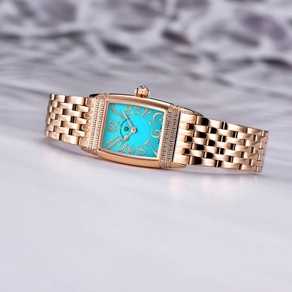 PGN Design Sunflower Gold Blue gold watch - product photo