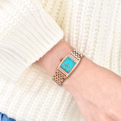 PGN Design Sunflower Gold Blue gold watch - product photo