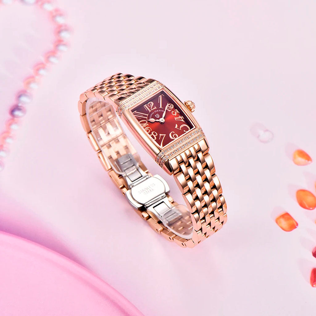 PGN Design Sunflower Gold Red red watch - product photo