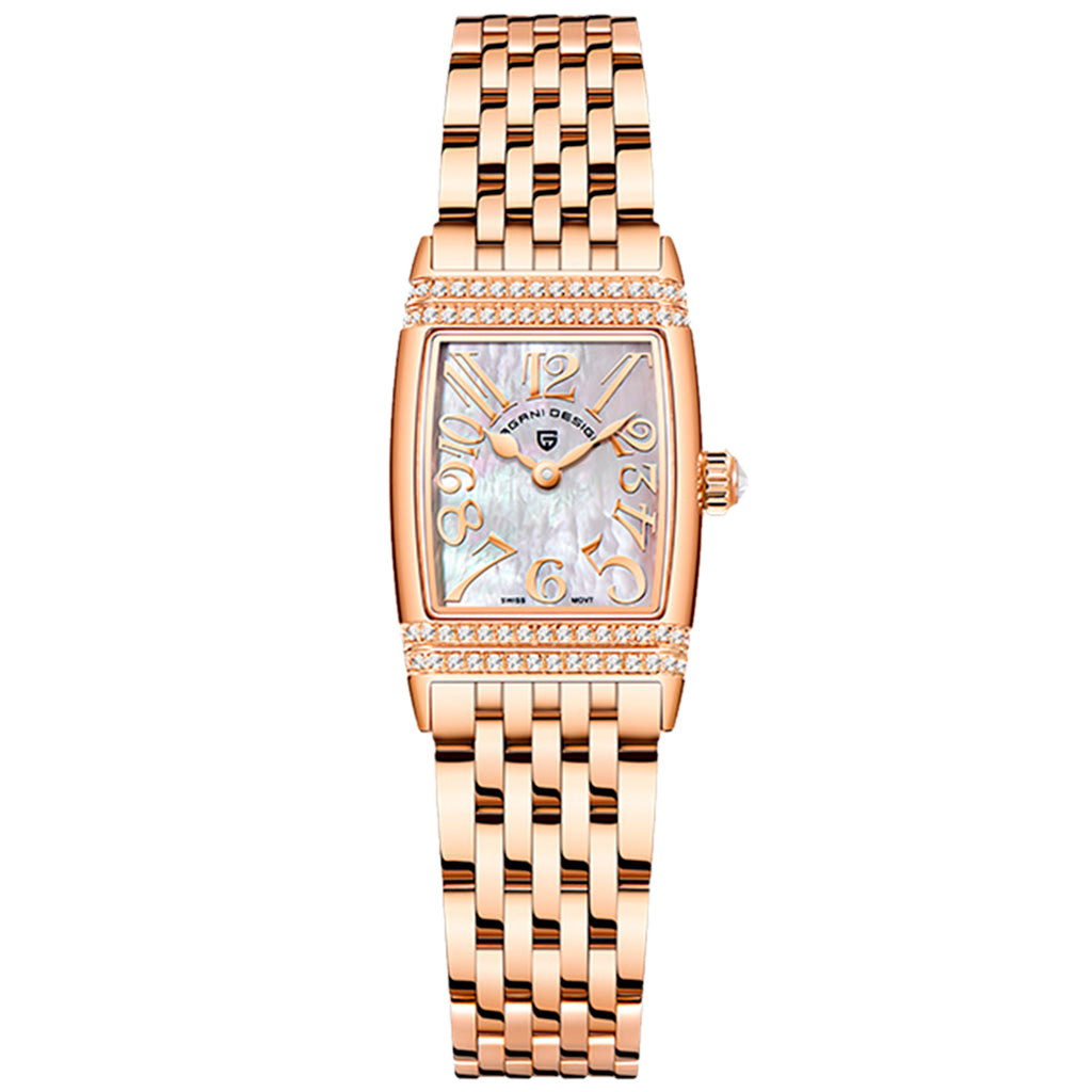 PGN Design Sunflower Gold White gold watch - product photo