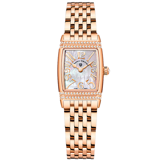 PGN Design Sunflower Gold White gold watch - product photo
