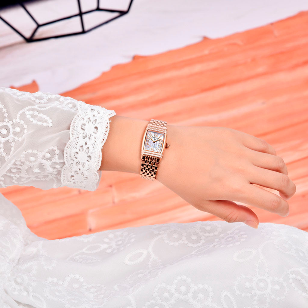 PGN Design Sunflower Gold White gold watch - product photo