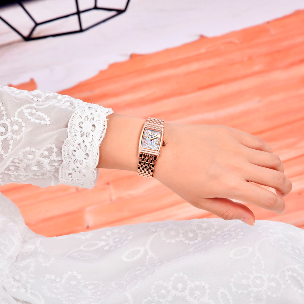 PGN Design Sunflower Gold White gold watch - product photo