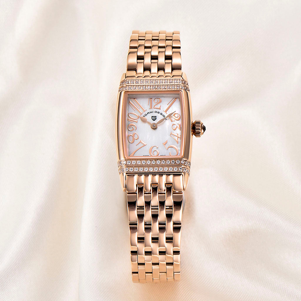 PGN Design Sunflower Gold White gold watch - product photo