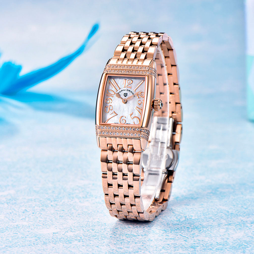 PGN Design Sunflower Gold White gold watch - product photo