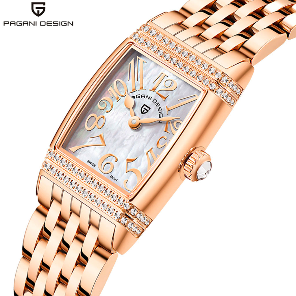PGN Design Sunflower Gold White gold watch - product photo