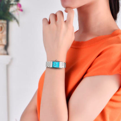 PGN Design Sunflower Silver Blue blue watch - product photo