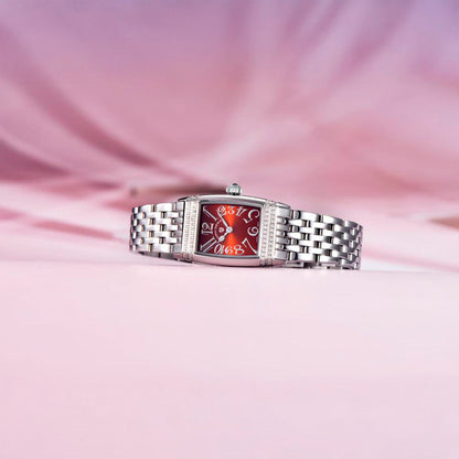 PGN Design Sunflower Silver Red red watch - product photo