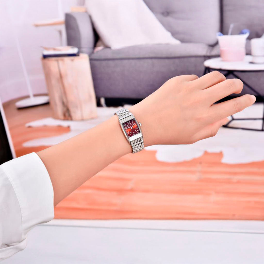 PGN Design Sunflower Silver Red red watch - product photo