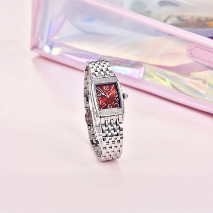 PGN Design Sunflower Silver Red red watch - product photo