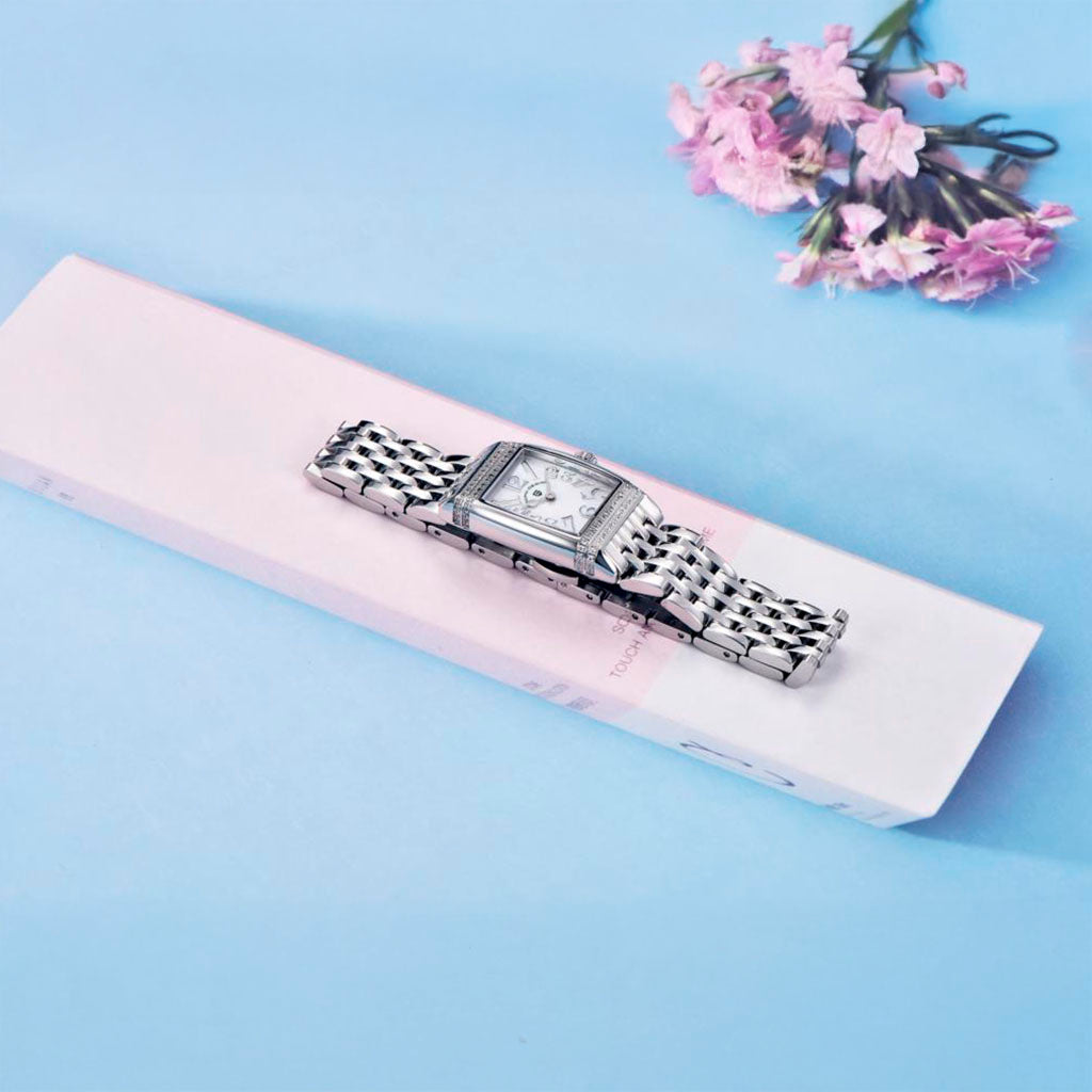 PGN Design Sunflower Silver White white watch - product photo