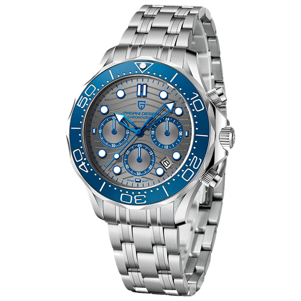 PGN Design Swell Silver silver watch - product photo