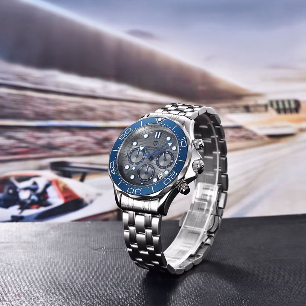 PGN Design Swell Silver silver watch - product photo