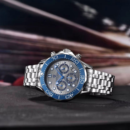 PGN Design Swell Silver silver watch - product photo