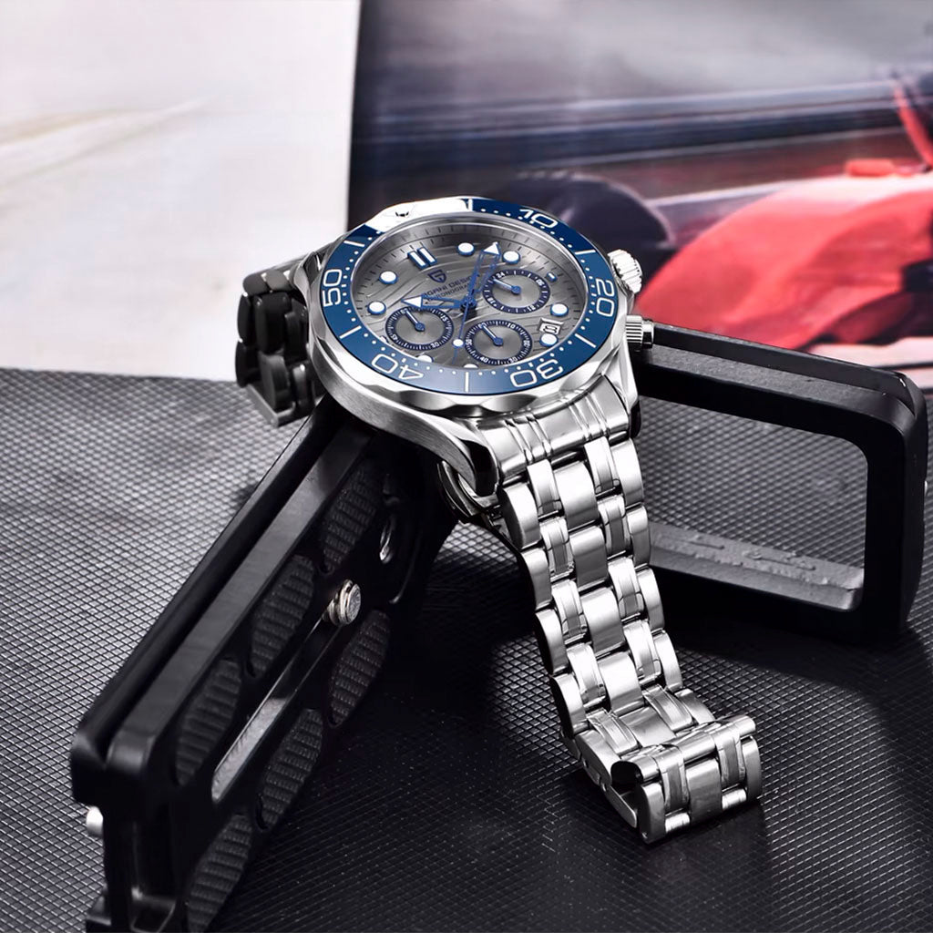 PGN Design Swell Silver silver watch - product photo