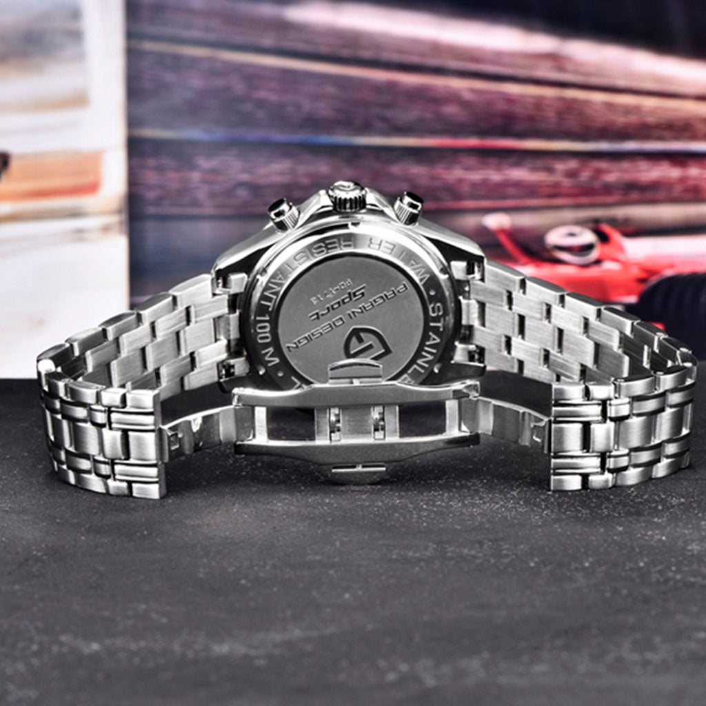 PGN Design Swell Silver silver watch - product photo