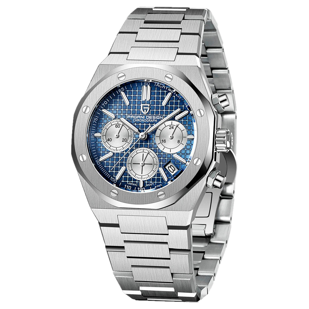 PGN Design Track Blue blue watch - product photo