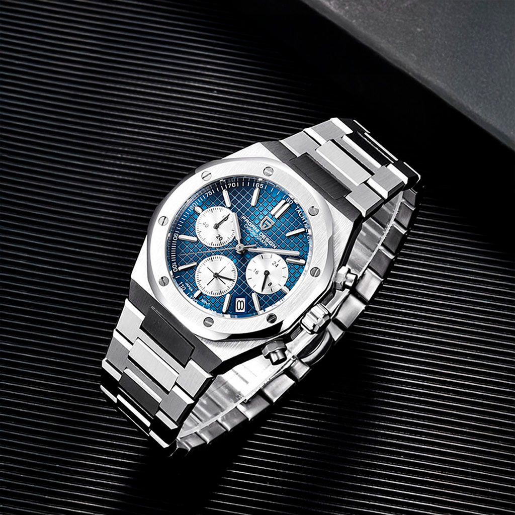 PGN Design Track Blue blue watch - product photo