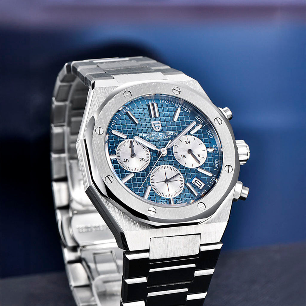 PGN Design Track Blue blue watch - product photo