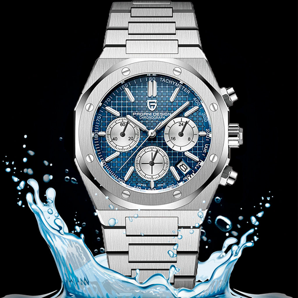 PGN Design Track Blue blue watch - product photo