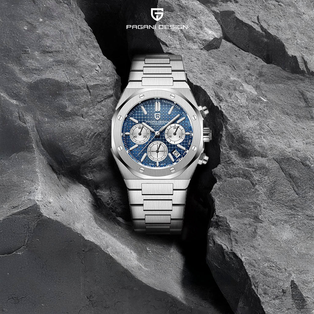 PGN Design Track Blue blue watch - product photo