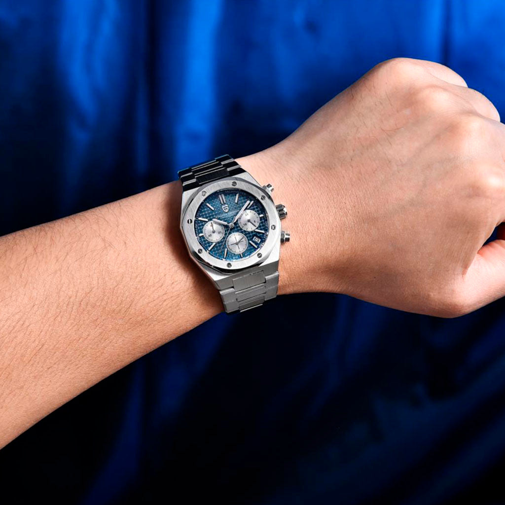 PGN Design Track Blue blue watch - product photo