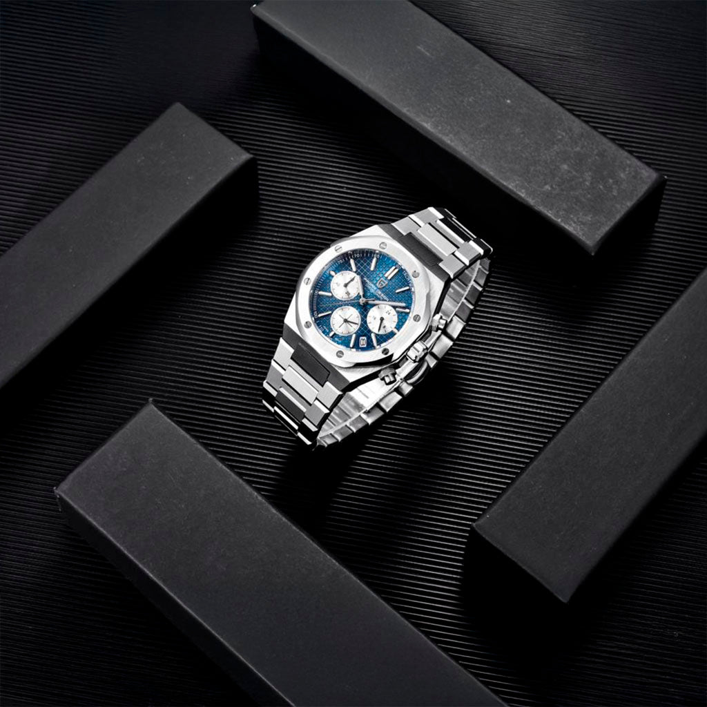 PGN Design Track Blue blue watch - product photo