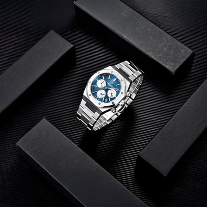 PGN Design Track Blue blue watch - product photo