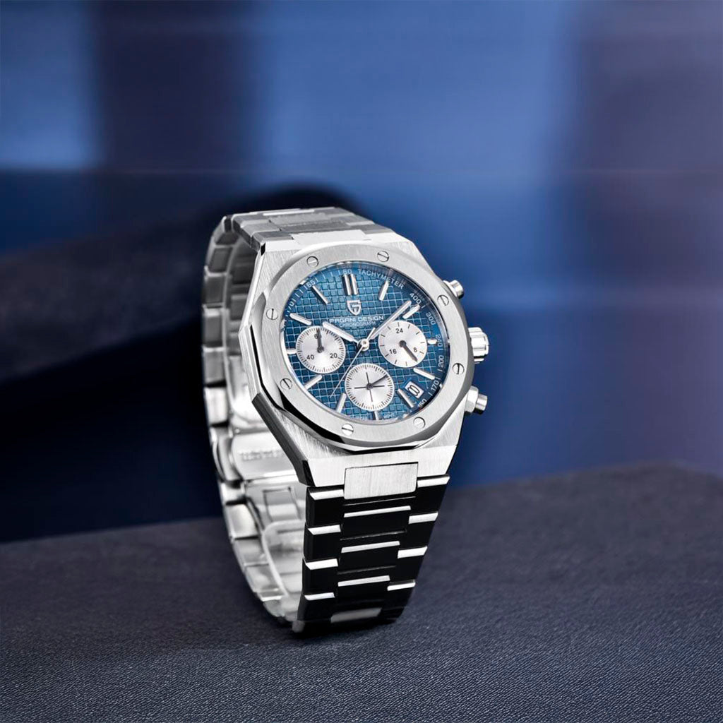 PGN Design Track Blue blue watch - product photo