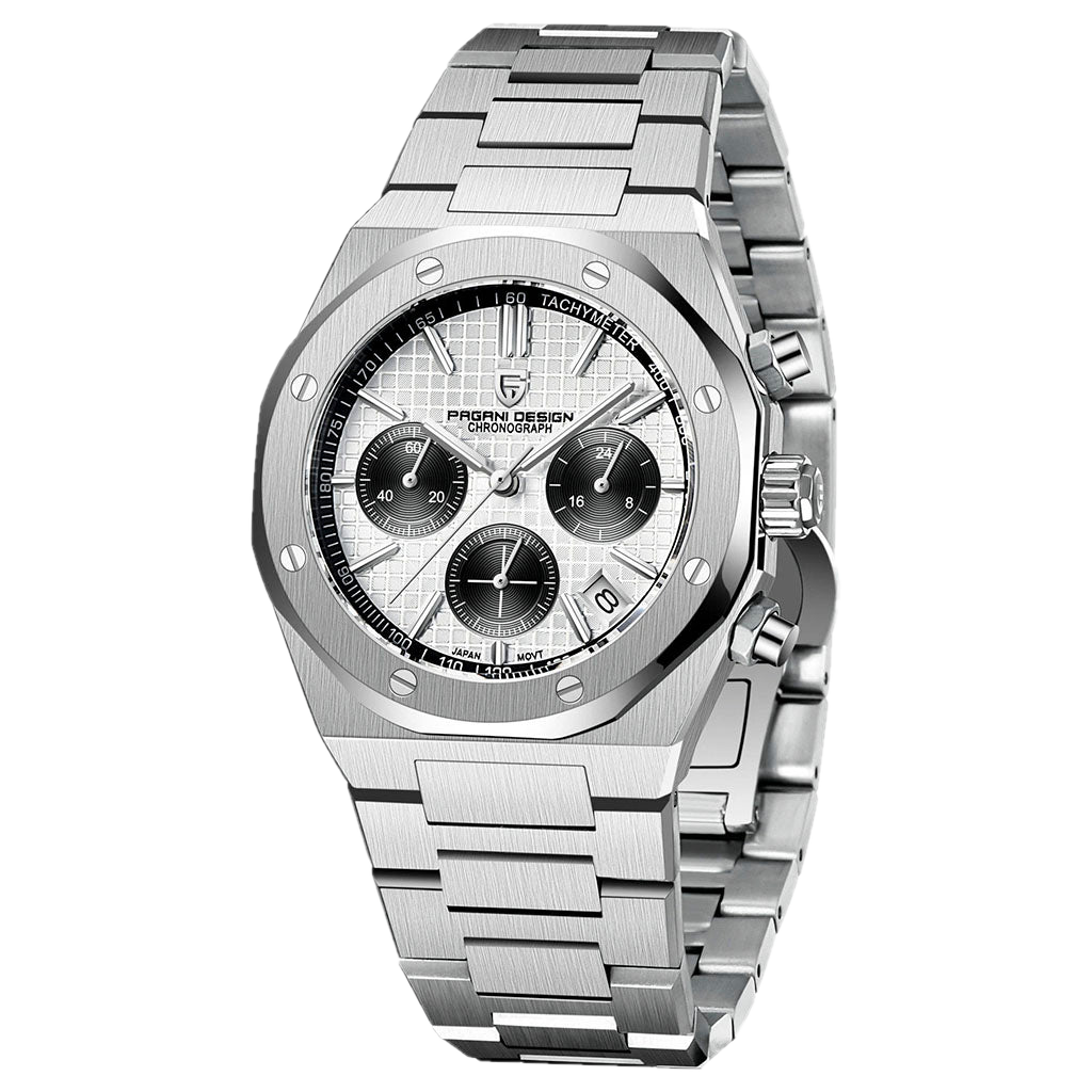 PGN Design Track White white watch - product photo
