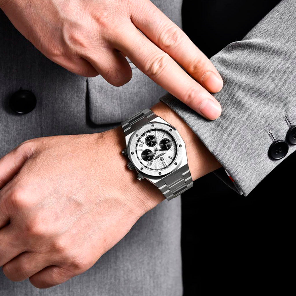 PGN Design Track White white watch - product photo