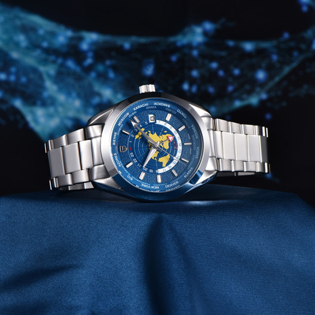 PGN Design Travel Blue blue watch - product photo
