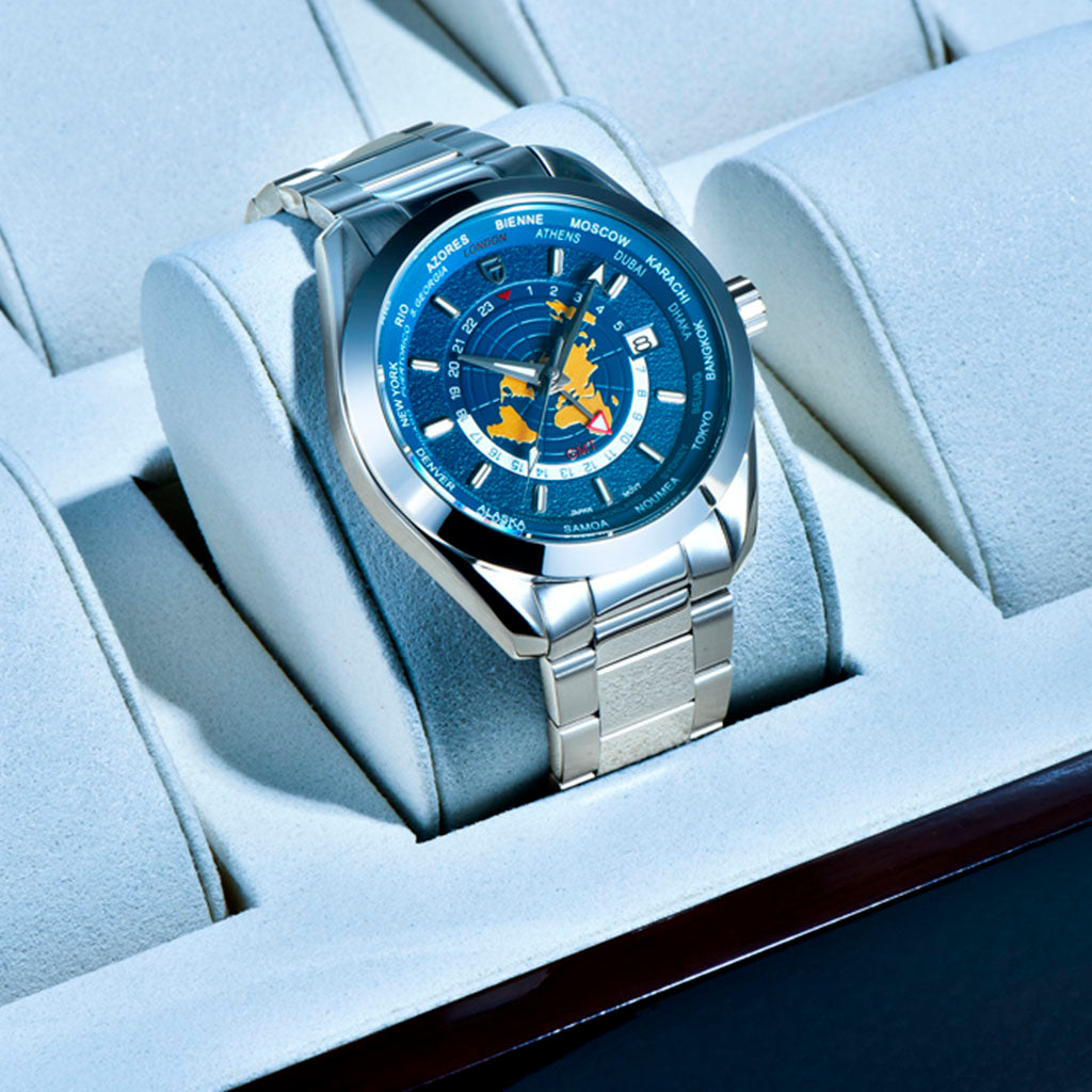 PGN Design Travel Blue blue watch - product photo