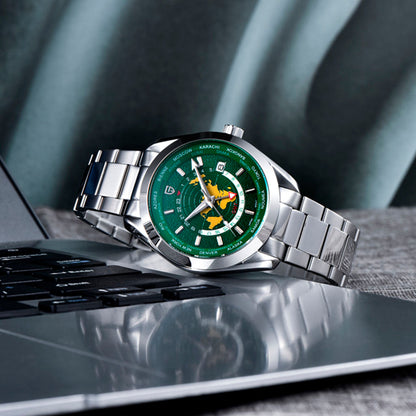 PGN Design Travel Green green watch - product photo