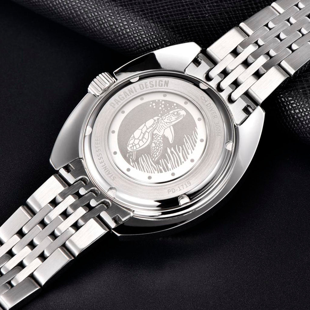 PGN Design Turtle Blue blue watch - product photo