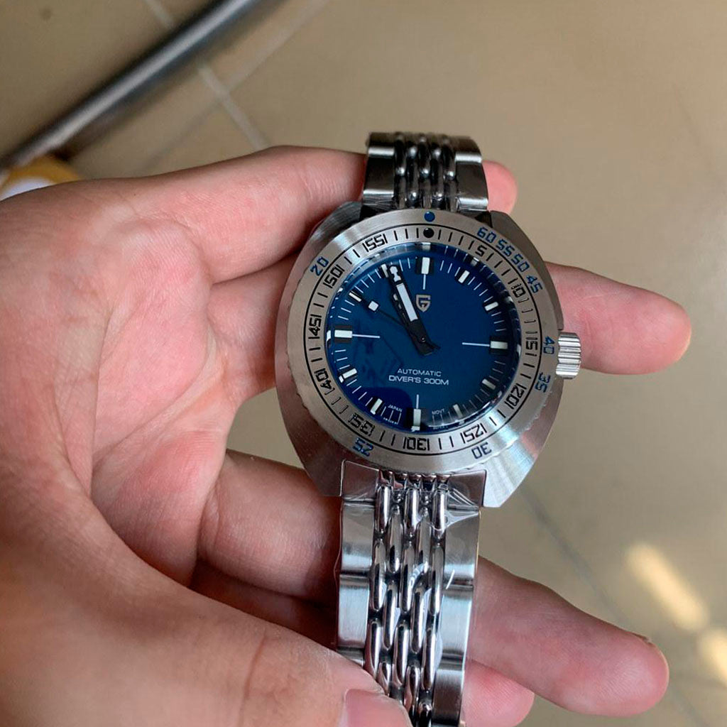 PGN Design Turtle Blue blue watch - product photo