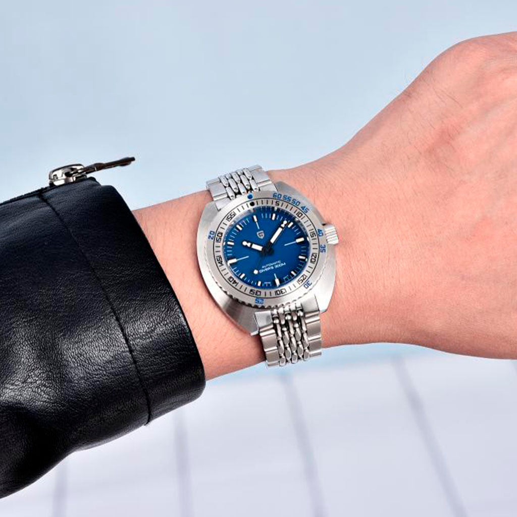 PGN Design Turtle Blue blue watch - product photo
