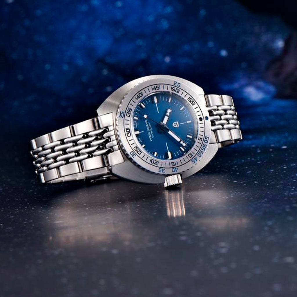 PGN Design Turtle Blue blue watch - product photo