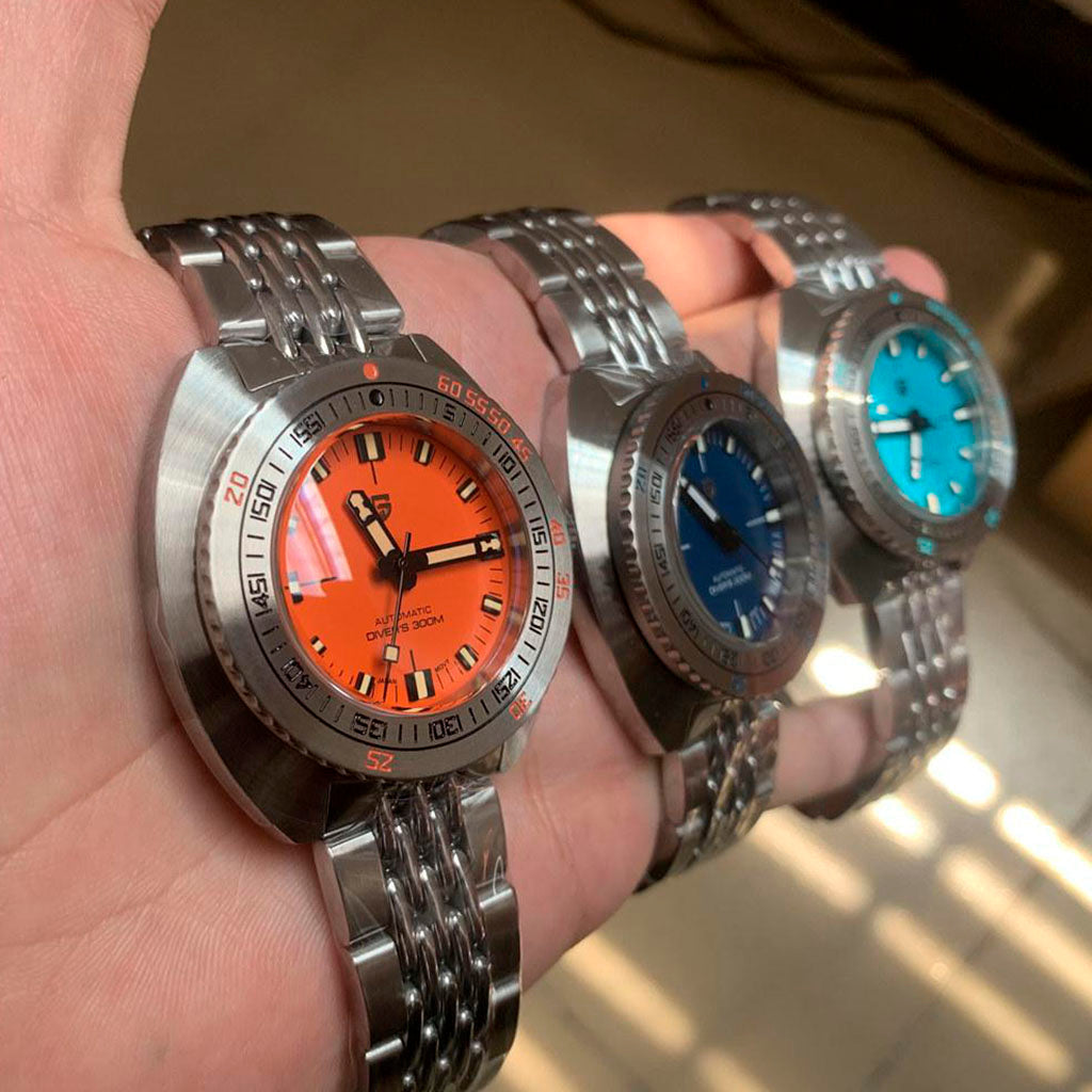 PGN Design Turtle Blue blue watch - product photo
