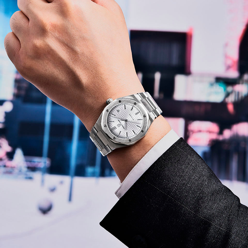 PGN Design Vault Silver silver watch - product photo