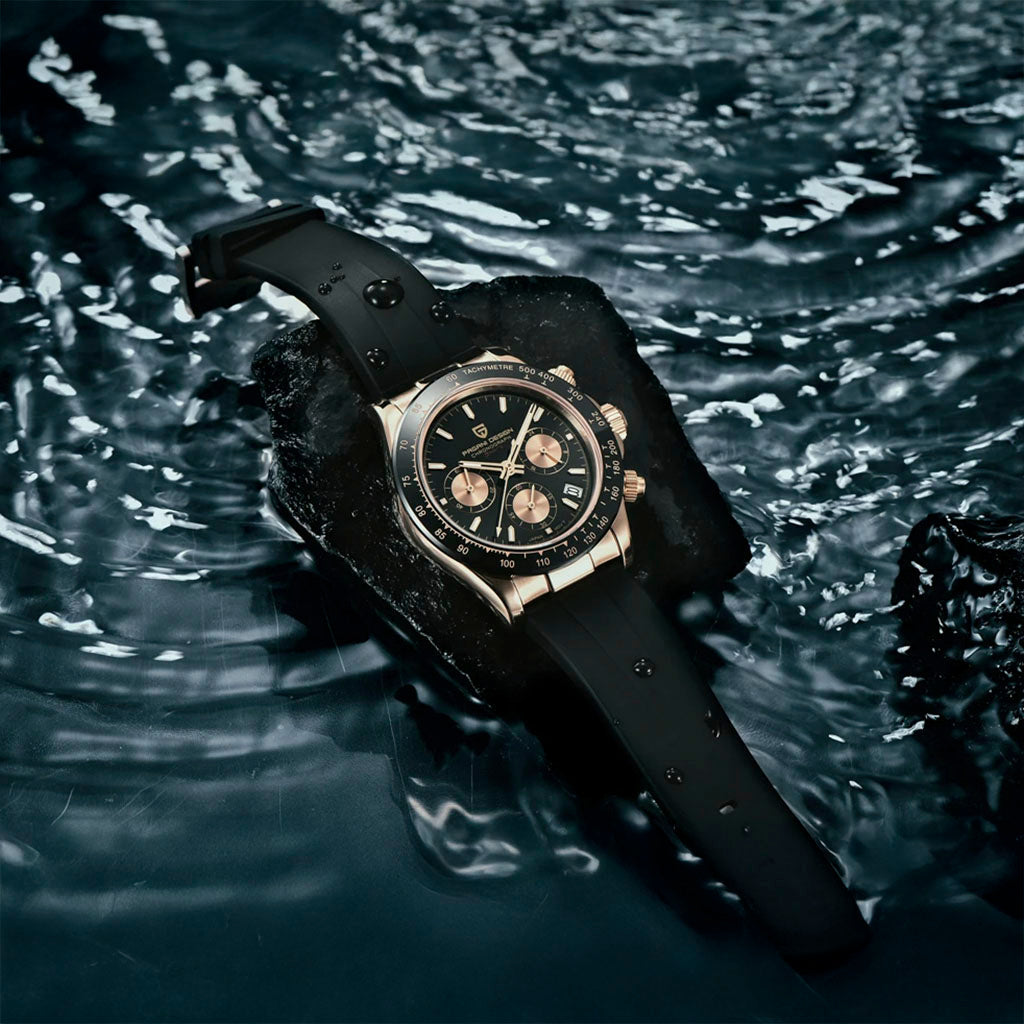 PGN Design Veraci Black Gold Sport Edition gold watch - product photo