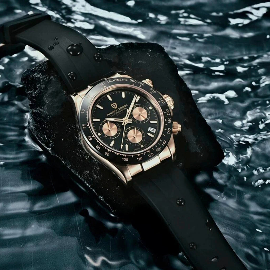 PGN Design Veraci Black Gold Sport Edition gold watch - product photo
